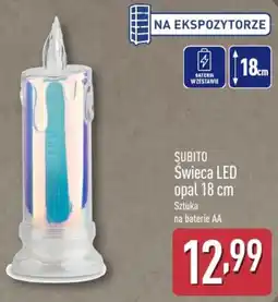 ALDI Świeca LED opal 18 cm oferta