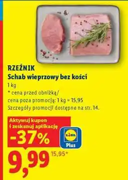 Lidl Schab wieprzowy bez kości oferta