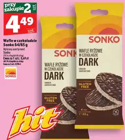 Topaz Wafle ryżowe w czekoladzie Dark Sonko oferta