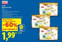 Lidl PILOS Masło ekstra 83% oferta