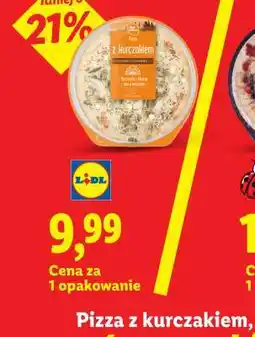 Lidl Pizza z kurczakiem oferta