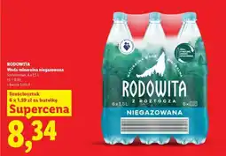 Lidl RODOWITA Woda mineralna niegazowana oferta
