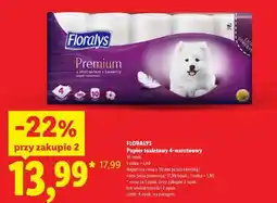 Lidl FLORALYS Papier toaletowy 4-warstwowy oferta
