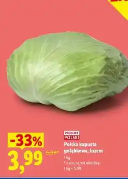 Lidl Polska kapusta gołąbkowa, luzem oferta