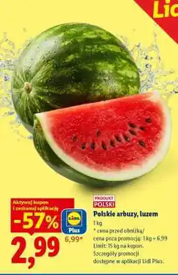 Lidl Polskie arbuzy, luzem oferta