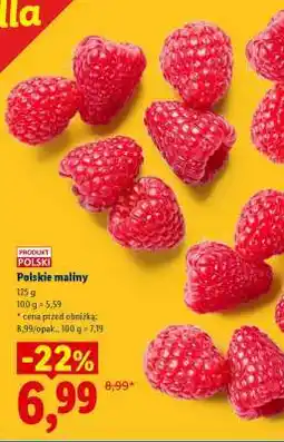 Lidl Polské maliny oferta