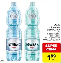 Carrefour Express Woda mineralna CISOWIANKA oferta