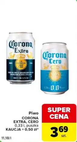 Carrefour Express Piwo CORONA EXTRA, CERO oferta