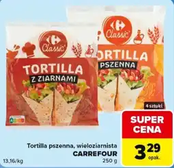 Carrefour Express Tortilla pszenna, wieloziarnista Classic' oferta
