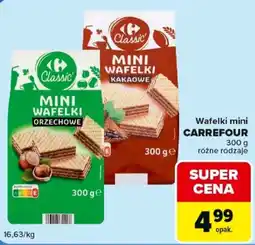 Carrefour Express Mini Wafelki Orzechowe Classic oferta
