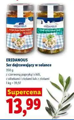 Lidl ERIDANOUS Ser dojrzewający w solance oferta