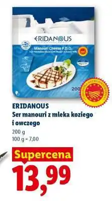 Lidl ERIDANOUS Ser Manouri z mleka koziego i owczego oferta