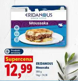 Lidl ERIDANOUS Moussaka oferta