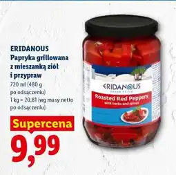 Lidl ERIDANOUS Papryka grillowana z mieszanką ziół i przypraw oferta