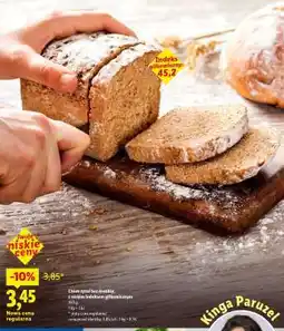 Lidl Chléb čtyři bez droždí, s nízkým indexem glykemickým oferta