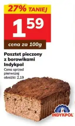 Hitpol Pasztet pieczony z borowikami Indykpol oferta
