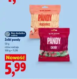 Lidl Żelki pandy oferta