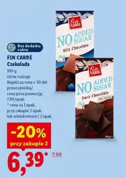 Lidl FIN CARRÉ Czekolada oferta