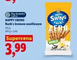 Lidl HAPPY SWING Rurki z kremem waniliowym oferta