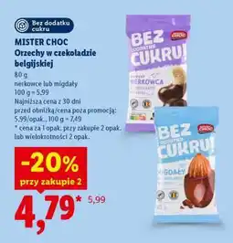 Lidl MISTER CHOC Orzechy w czekoladzie belgijskiej oferta