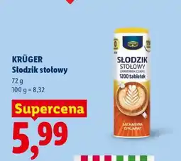Lidl KRÜGER Słodzik stołowy oferta