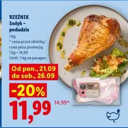 Lidl Rzeźnik Indyk – podudzie oferta