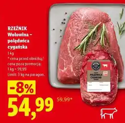 Lidl RZEŹNIK Wołowina – polędwica cygańska oferta