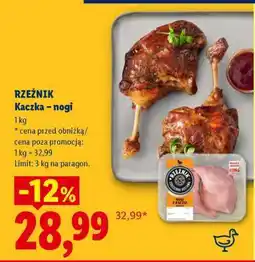Lidl RZEŹNIK Kaczka – nogi oferta