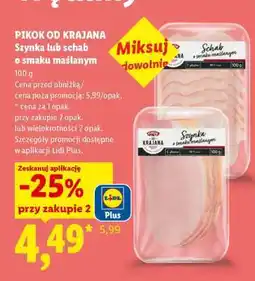 Lidl Pikok od Krajana Szynka lub schab o smaku maślanym oferta