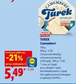 Lidl TUREK Camembert oferta