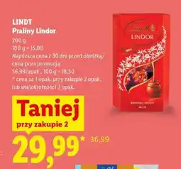 Lidl LINDT Praliny Lindor oferta