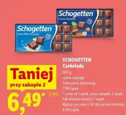 Lidl SCHOGETTEN Czekolada oferta
