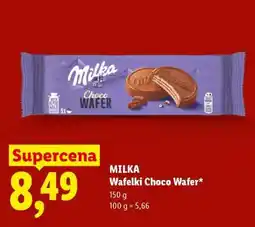 Lidl MILKA Wafelki Choco Wafer oferta