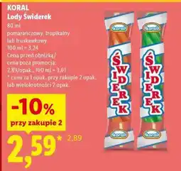 Lidl KORAL Lody Świderek oferta