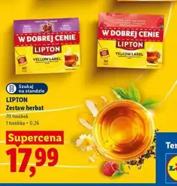 Lidl LIPTON Zestaw herbat oferta