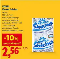 Lidl KORAL Kostka śnieżna oferta
