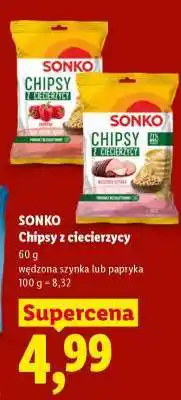 Lidl SONKO Chipsy z ciecierzycy oferta