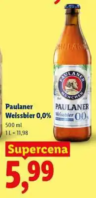 Lidl Paulaner Weissbier 0,0% oferta