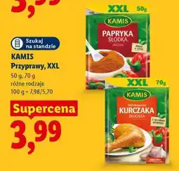 Lidl KAMIS Przyprawy, XXL oferta