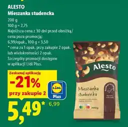 Lidl ALESTO Mieszanka studencka oferta