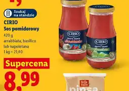 Lidl CIRIO Sos pomidorowy oferta