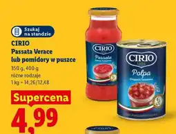 Lidl CIRIO Passata Verace lub pomidory w puszce oferta