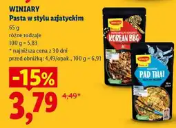 Lidl WINIARY Pasta w stylu azjatyckim oferta
