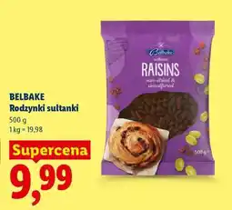 Lidl BELBAKE Rodzynki sultanki oferta