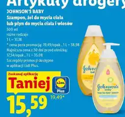Lidl JOHNSON’S BABY Szampon, żel do mycia ciała lub płyn do mycia ciała i włosów oferta