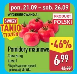 ALDI Pomidory malinowe oferta