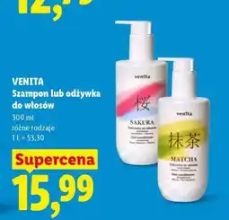 Lidl VENITA Szampon lub odżywka do włosów oferta