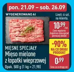 ALDI Mięso mielone z łopatki wieprzowej oferta