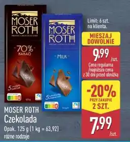 ALDI MOSER ROTH Czekolada oferta