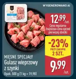 ALDI Gulasz wieprzowy z szynki oferta